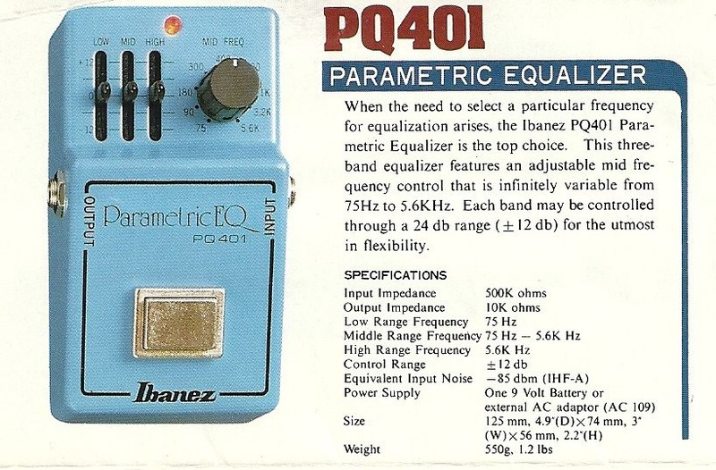 Ibanez PQ401 Parametric EQ